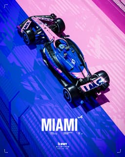 Collect BWT ALPINE FORMULA ONE TEAM 2025 RACE POSTERS collect-bwt-alpine-formula-one-team-2025-race-posters